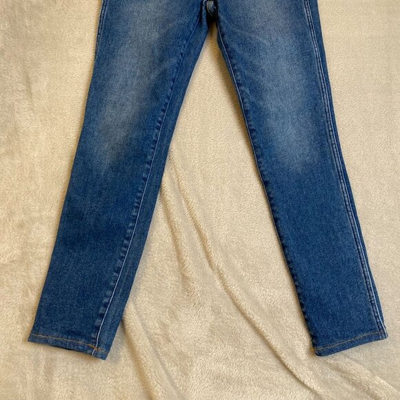 Madewell Womens  Jeans Size 26 10" High-Rise Skinny Blue Cotton Blend Denim - Picture 4 of 16